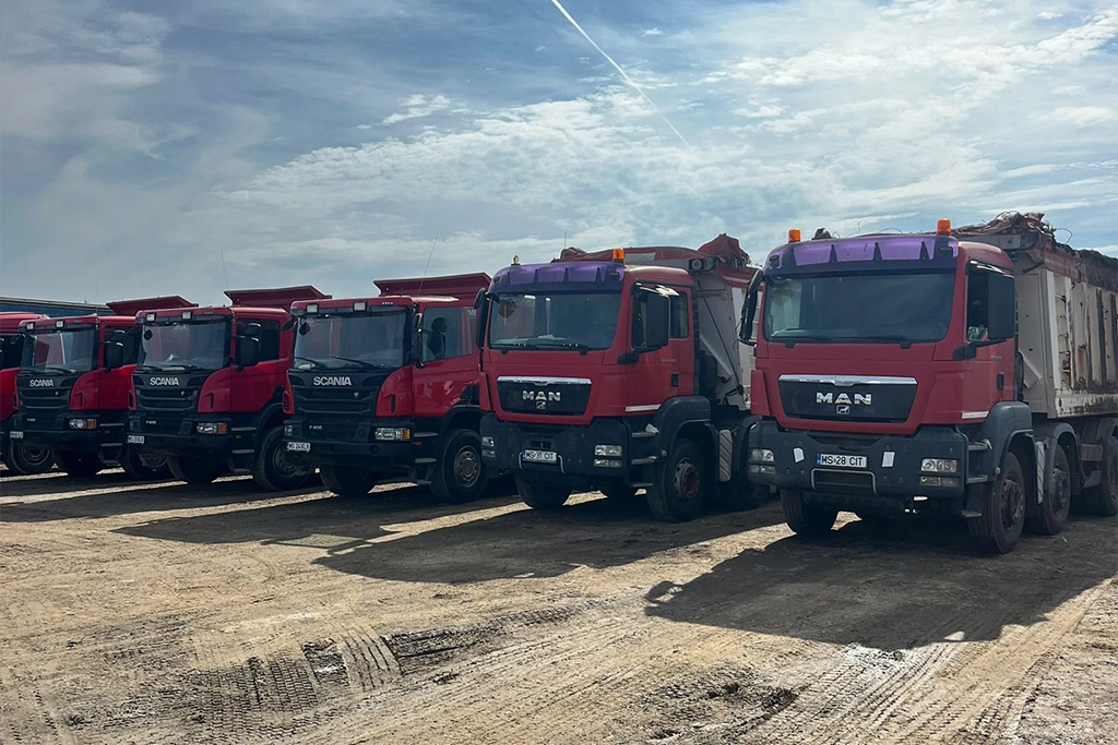 utilaje pentru construcția de drumuri și poduri